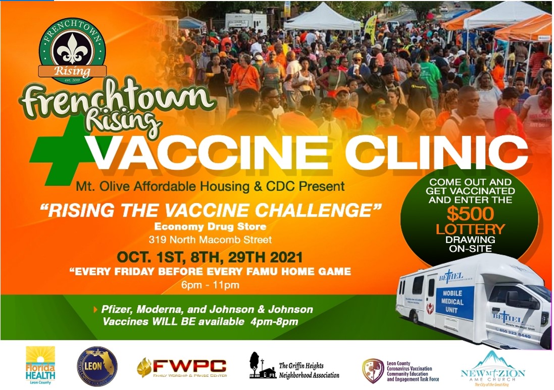 Frenchtown Rising COVID19 Vaccine Event Florida Department of Health