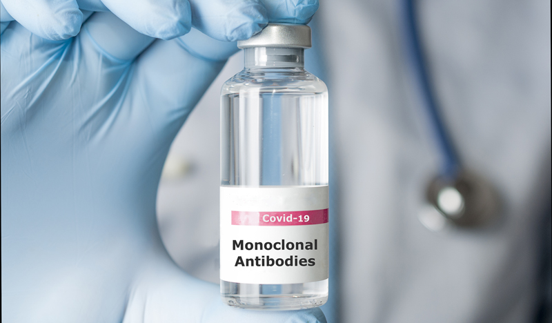 Monoclonal antibody therapy site demobilizing