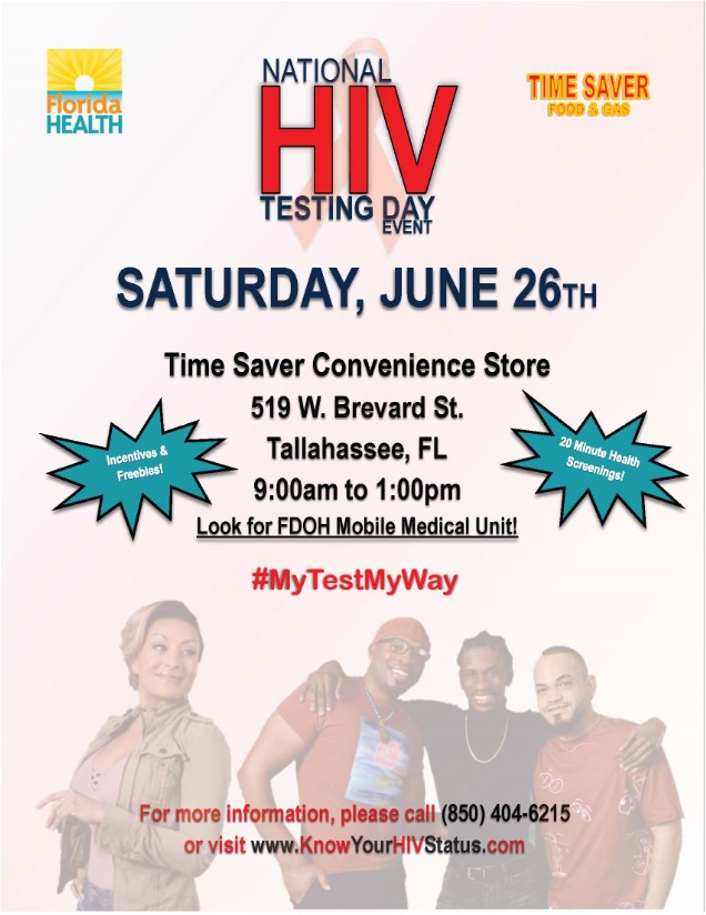 National HIV Testing Day Event Flyer