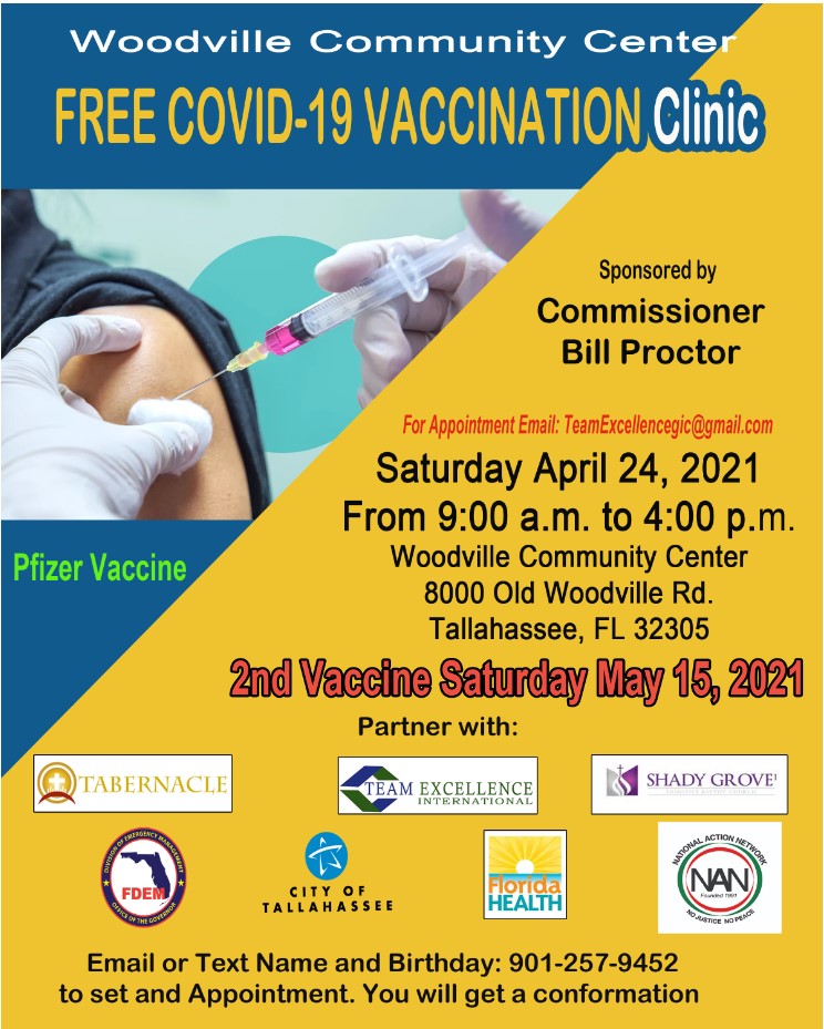 Woodville Community Center Pfizer Vaccination Clinic