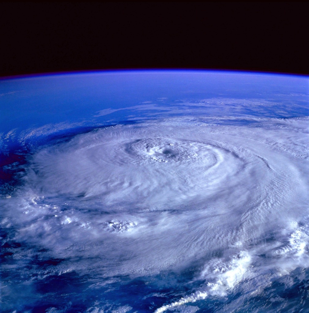 Satellite view Hurricane