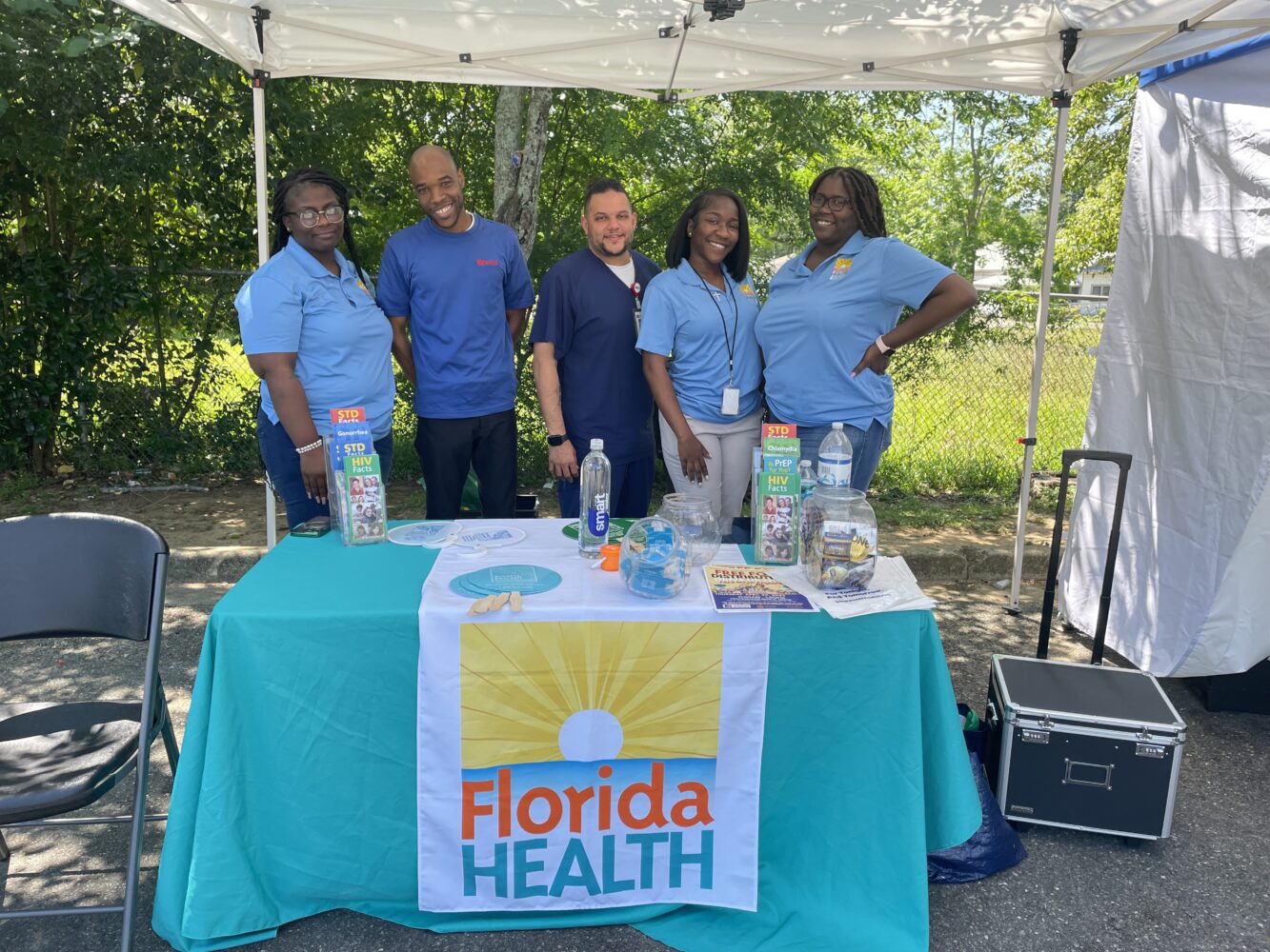 DOH employees at event